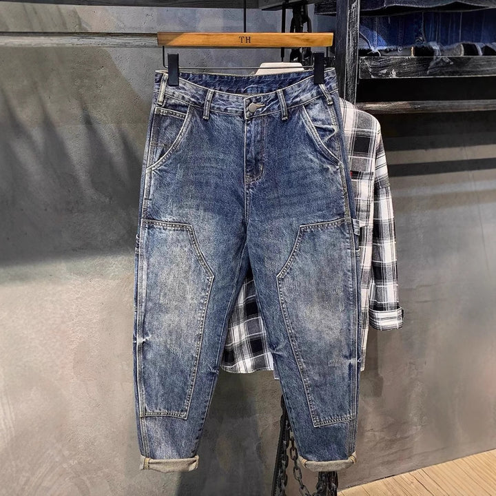 Men's Fashion Ripped Jeans in Vintage Look Mune Fashion
