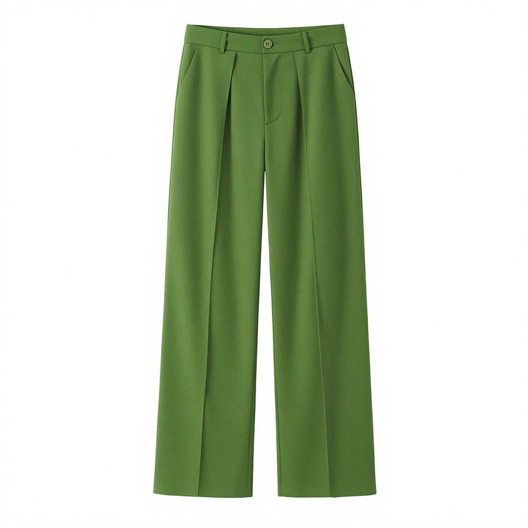 Women's two-piece tailored blazer set with figure-shaping jacket and high-waisted wide-leg pants Mune Fashion