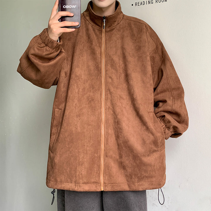 Men's Sporty Transitional Jacket with Stand-up Collar Mune Fashion