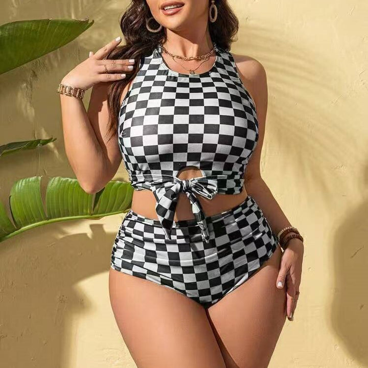 Women's bikini set with trendy knot design and high-cut panties Mune Fashion