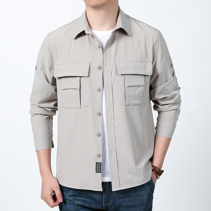 Men's Multifunctional Outdoor Shirt with Pockets Mune Fashion