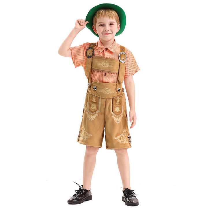 Boys' traditional embroidered overalls Mune Fashion