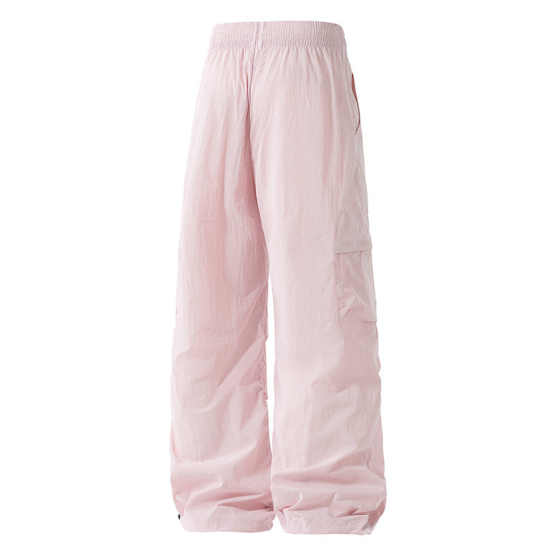Women's cargo pants with elastic waistband and pockets Mune Fashion