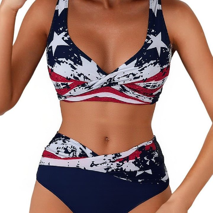 Women's Sporty Bikini Set with High-Cut Waist Mune Fashion