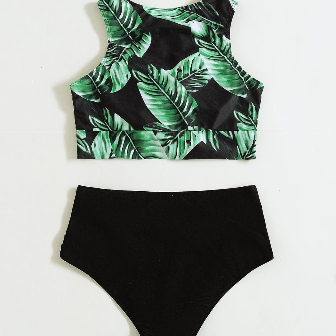 Women High-Cut Bikini with Knot-Style Top Mune Fashion
