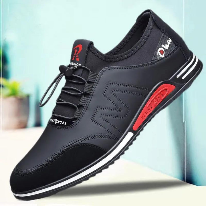 Men's Elastic Casual Sneaker with Quick Lace System and Shock-Absorbing EVA Midsole Mune Fashion
