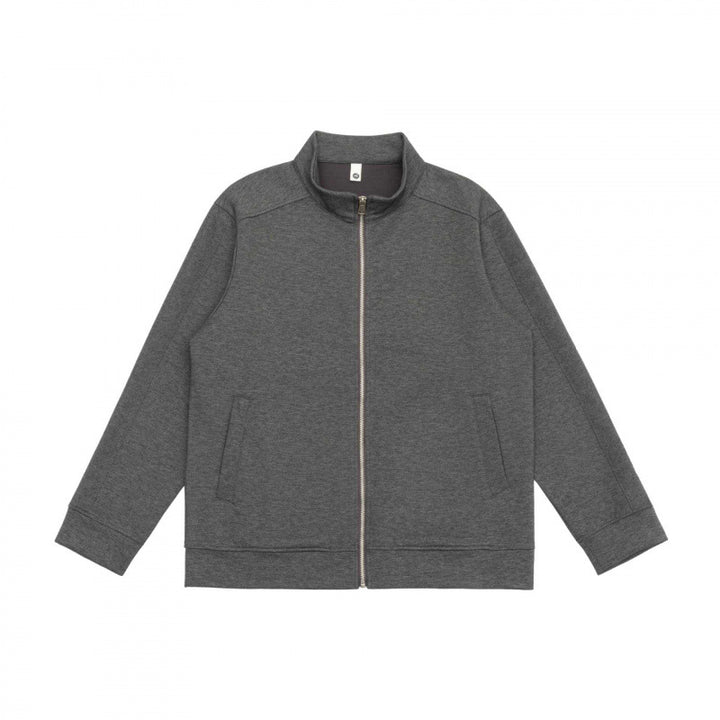 Unisex Boxy Training Jacket with full zip, stand-up collar and inset side piping Mune Fashion