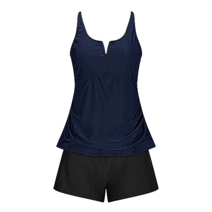 Ladies sporty one-piece with trendy V-neck Mune Fashion