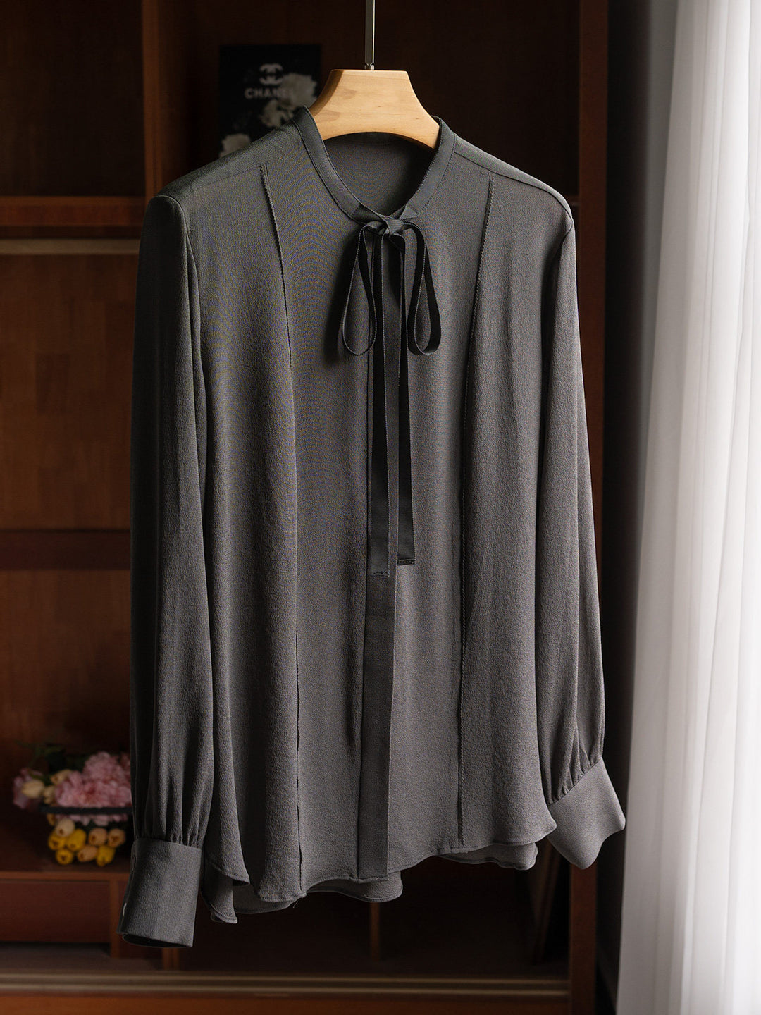 Ladies Noble Blouse with Bow Detail Mune Fashion