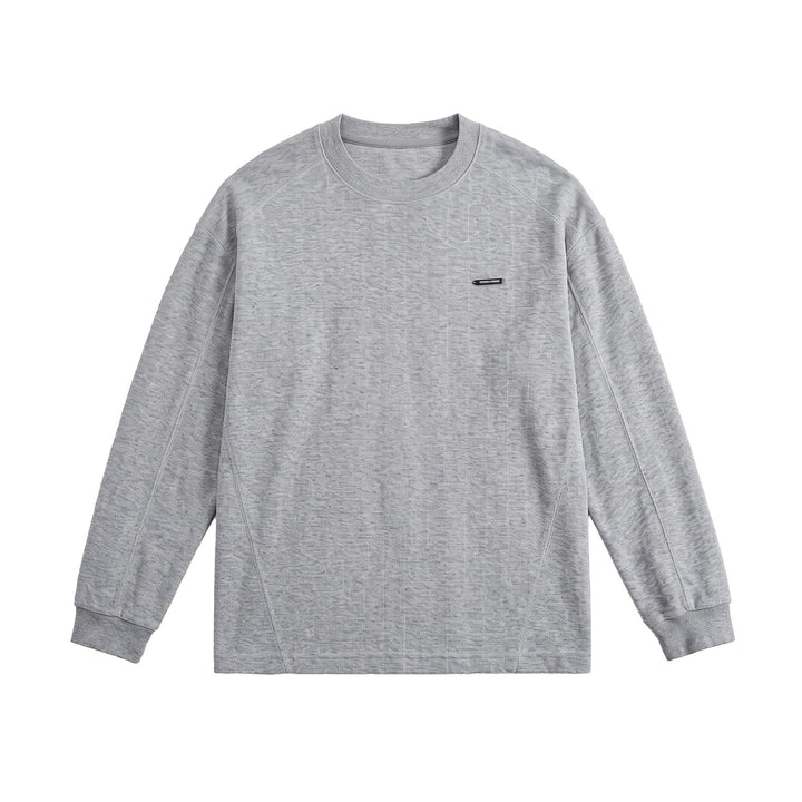 Unisex Ribbed Oversize Sweater with Raglan Sleeves and Metal Logo Mune Fashion