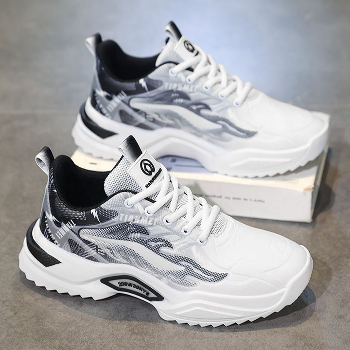 Women's sporty sneakers with modern graphic design and non-slip sole Mune Fashion