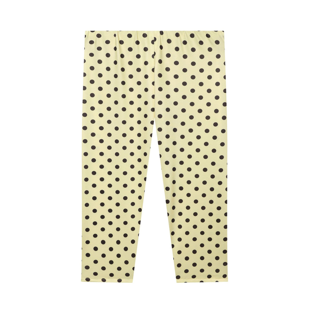 Women's High-Waisted Polka Dot Leggings made of Stretch Jersey Mune Fashion
