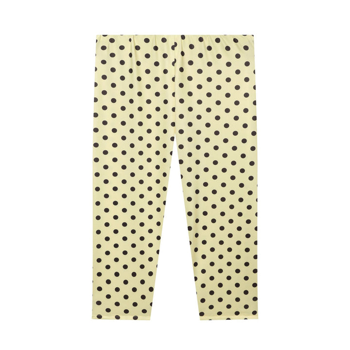 Women's High-Waisted Polka Dot Leggings made of Stretch Jersey Mune Fashion