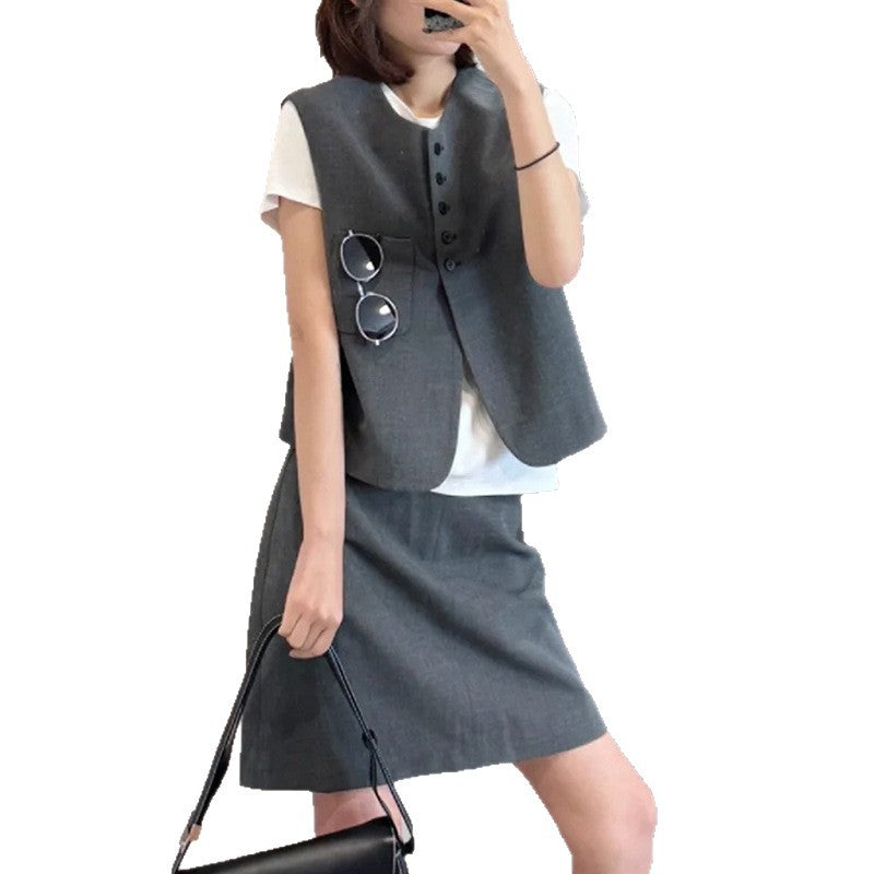 Women's Fashion Blazer Jacket with Short Sleeves Mune Fashion
