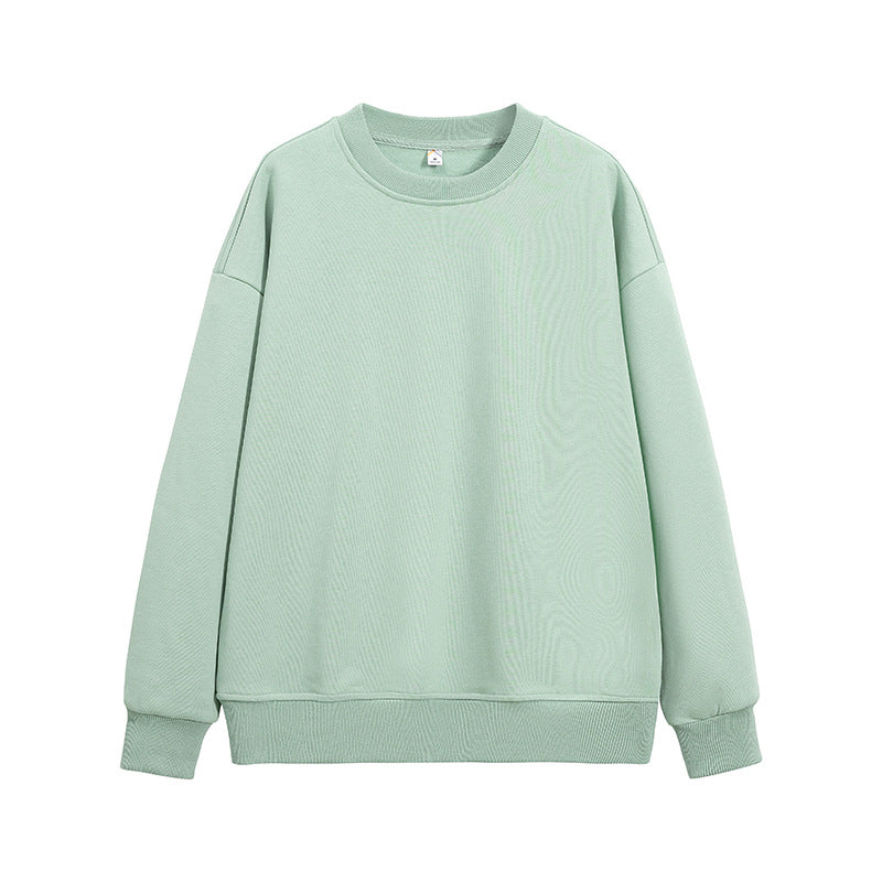 Unisex Oversize Crew Neck Sweatshirt made from heavy cotton blend with ribbed hem and raglan sleeves Drune