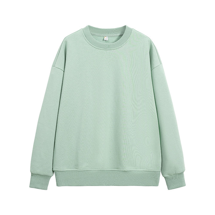 Unisex Oversize Crew Neck Sweatshirt made from heavy cotton blend with ribbed hem and raglan sleeves Drune