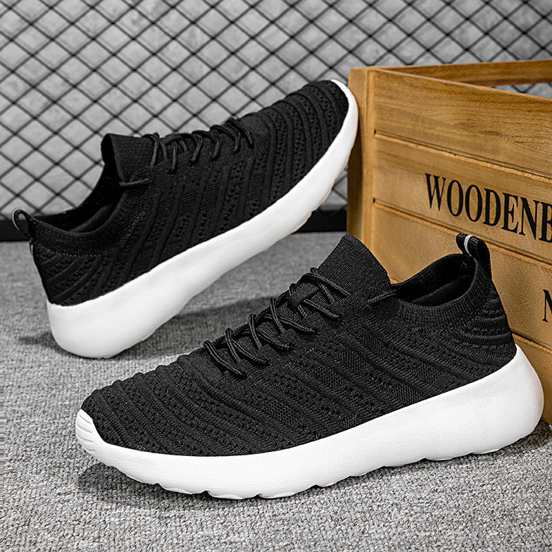 Unisex knitted slip-on sneaker with seamless knit upper, elastic cuff and cushioning lightweight sole Mune Fashion