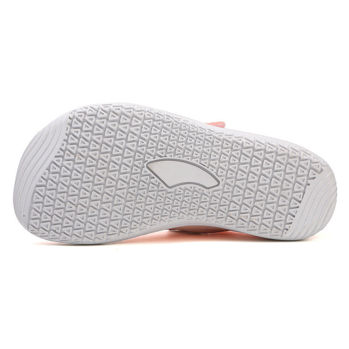 Women's knitted sneakers with adaptive fit, one-handed Velcro closure, and flexible rolling sole Mune Fashion