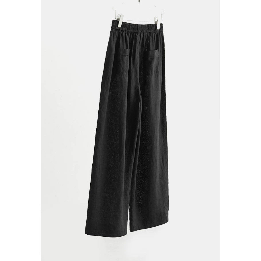 Women's Wide Cut Linen Pants Mune Fashion