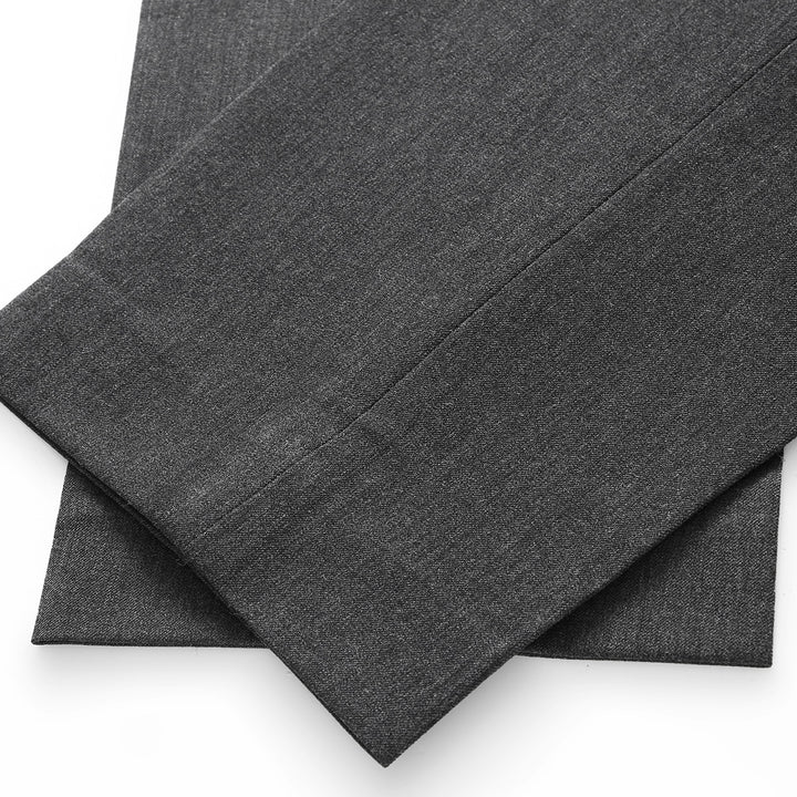 Men's narrow pleat dress pants made of stretchy cotton blend with straight leg Mune Fashion