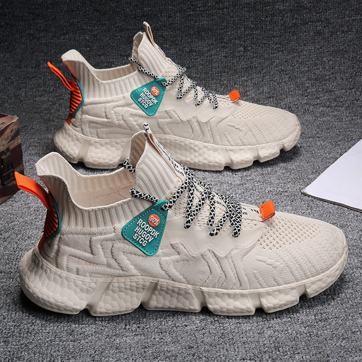 Women sporty upper stretch sneakers with non-slip sole and high comfort Mune Fashion