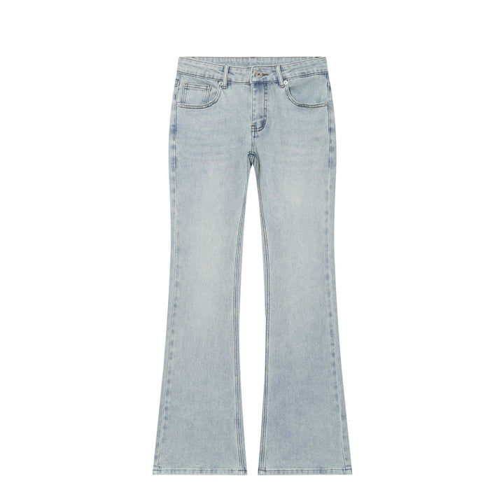 Women's High-Waisted Flared Jeans with Kickflare and Five-Pocket Cut Mune Fashion