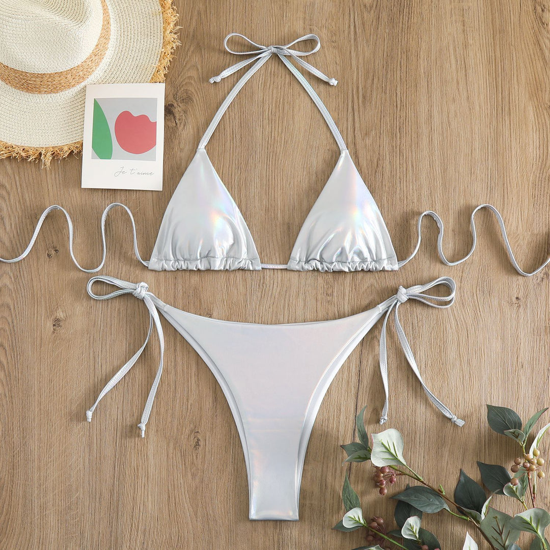 Ladies Triangle Bikini Set Mune Fashion