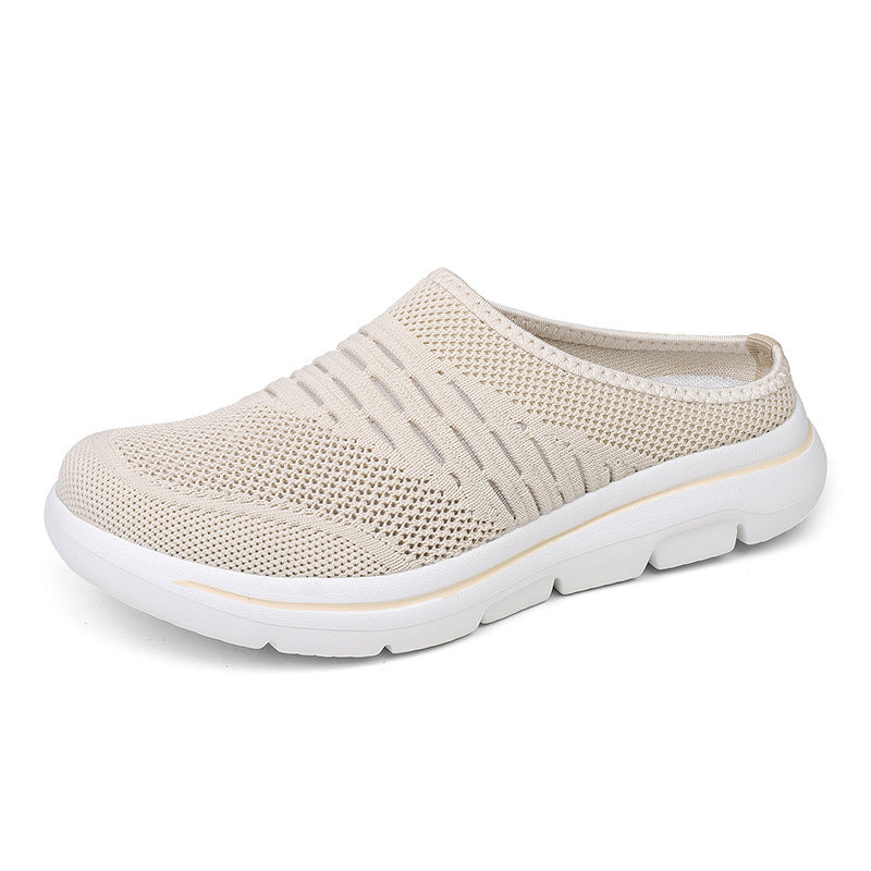 Women's breathable knitted slipper clog with orthopedic memory foam insole Mune Fashion