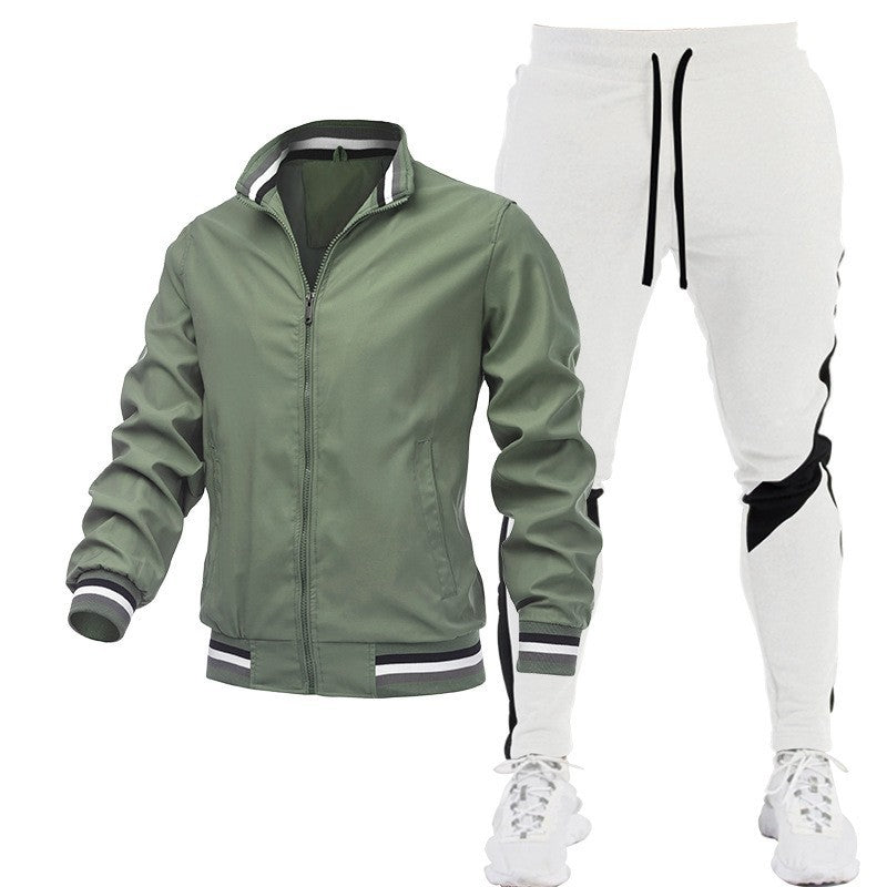 Men's Sporty Track Jacket and Jogging Pants Set Mune Fashion