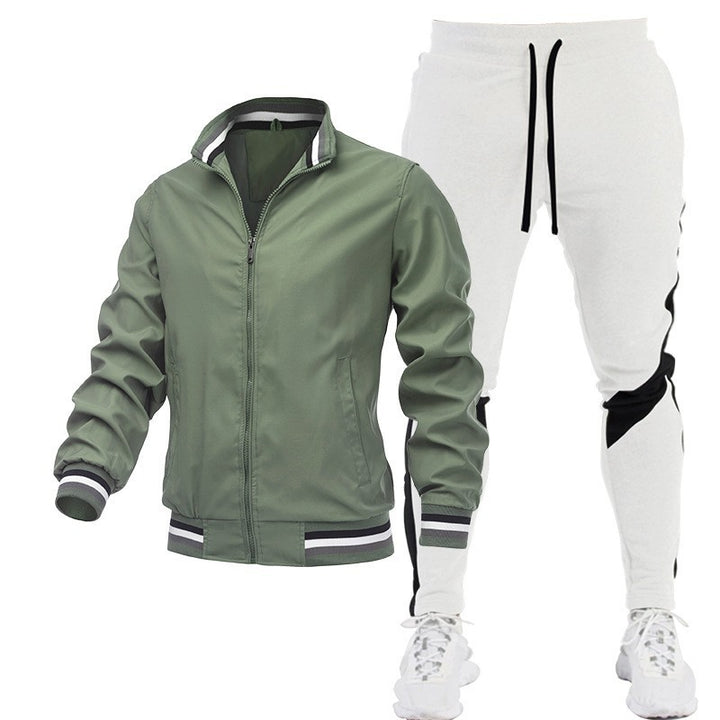 Men's Sporty Track Jacket and Jogging Pants Set Mune Fashion