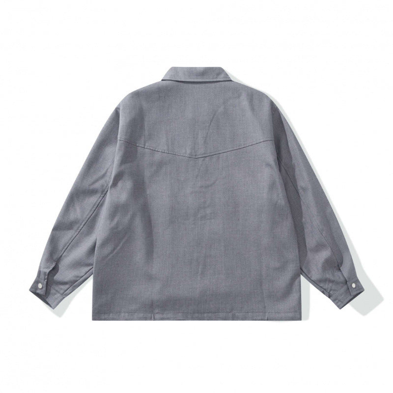 Unisex Kastige Worker-Overjacket made of canvas with full-length zipper, chest flap pocket and patch hand pockets Mune Fashion