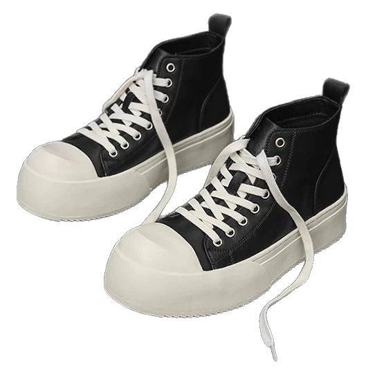 Women's High Top Sneakers with Fashionable Design and Comfortable Sole Mune Fashion