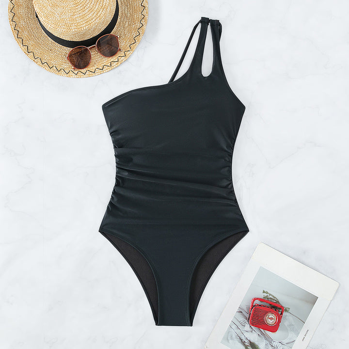Ladies Asymmetric Swimsuit Mune Fashion