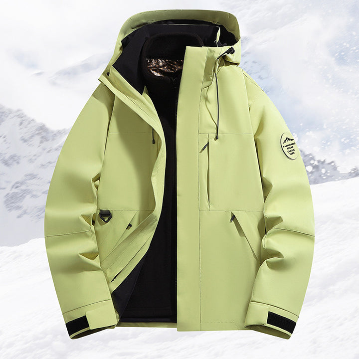Women's Technical Ski and Winter Jacket with Removable Inner Jacket and Welded Seams Mune Fashion