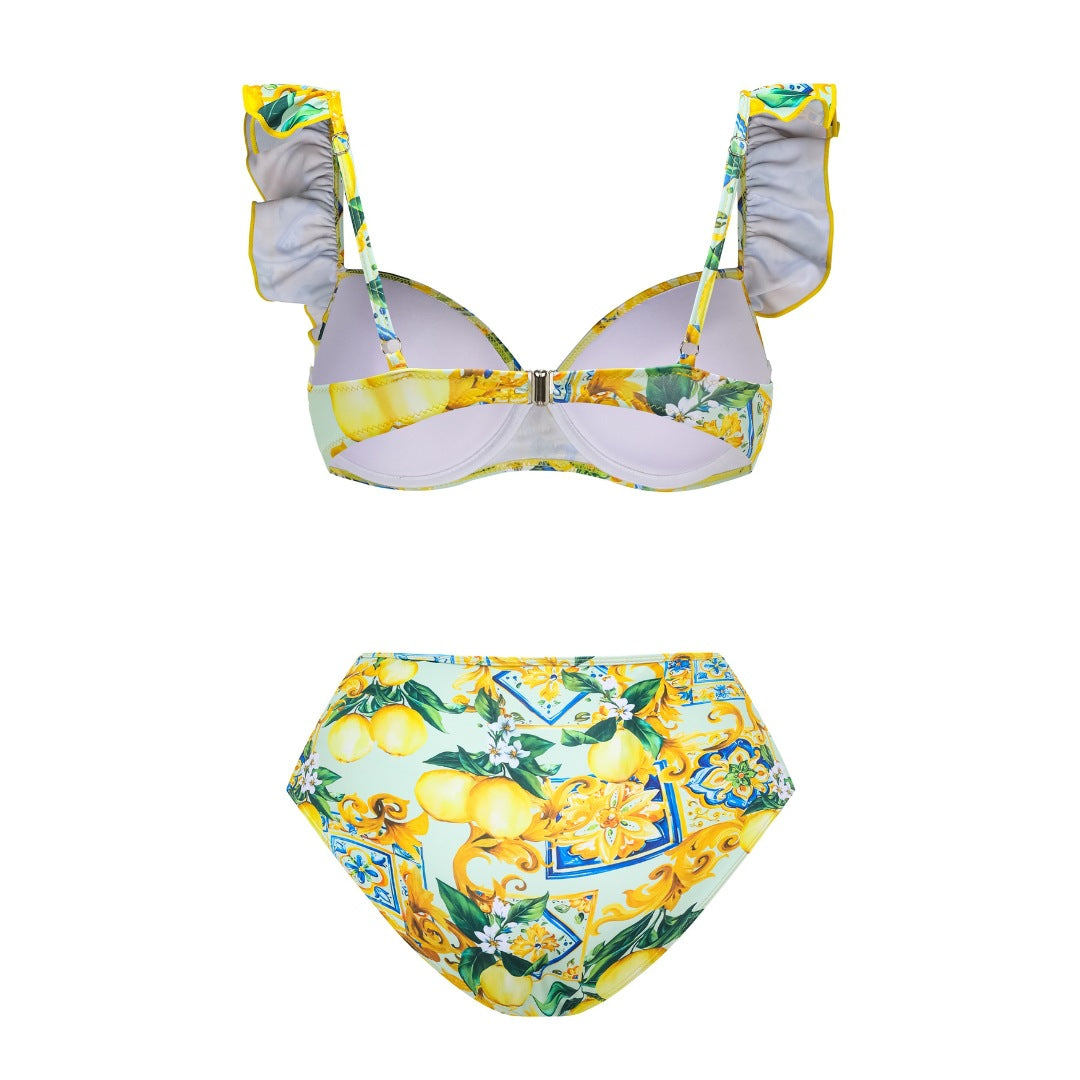 Women's bikini set with elegant ruffle design and maxi skirt Mune Fashion