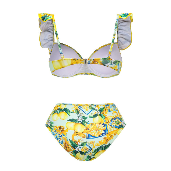 Women's bikini set with elegant ruffle design and maxi skirt Mune Fashion