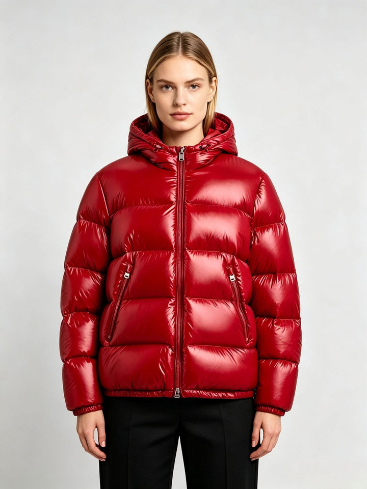 Women Stylish Down Jacket with Hood