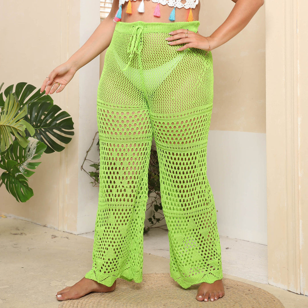 Women's Mesh Structure Beach Pants Mune Fashion