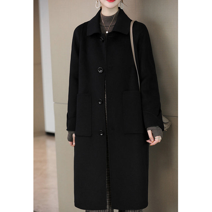 Women Stylish Wool Coat Mune Fashion