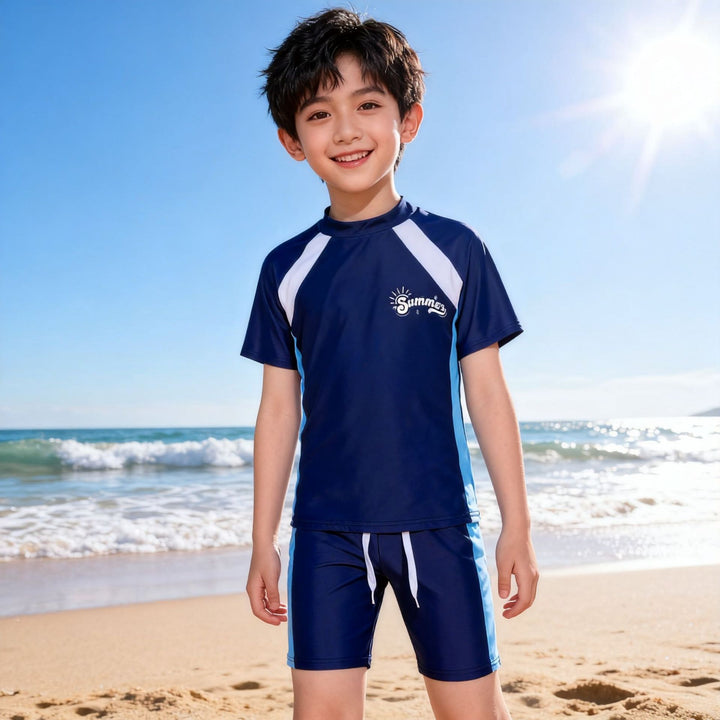 Boys UV Protection Swimsuit Mune Fashion