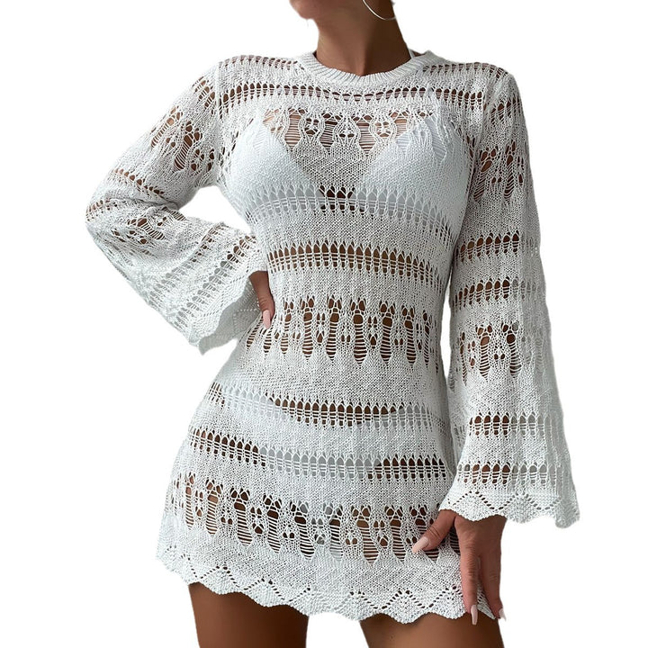 Ladies fashionable crochet dress Mune Fashion