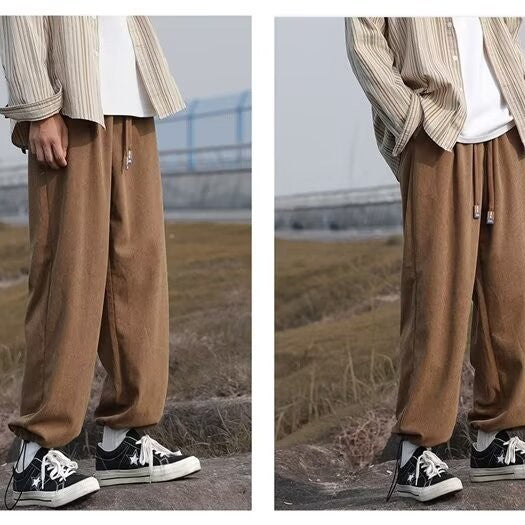 Men's Comfortable Waffle Structure Jogging Pants Mune Fashion