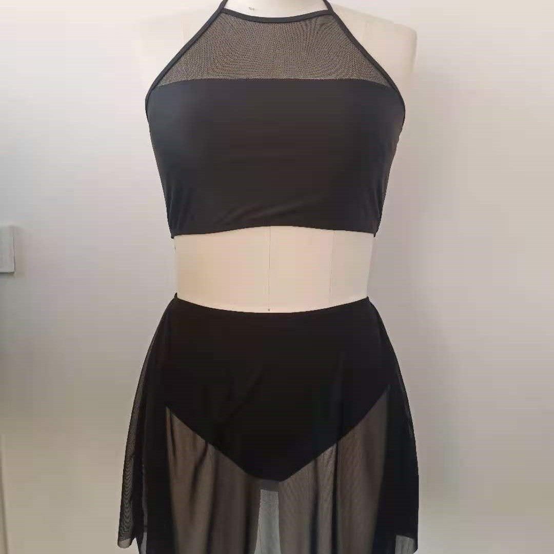 Ladies Bikini Set with Transparent Skirt and Fashionable Top Mune Fashion