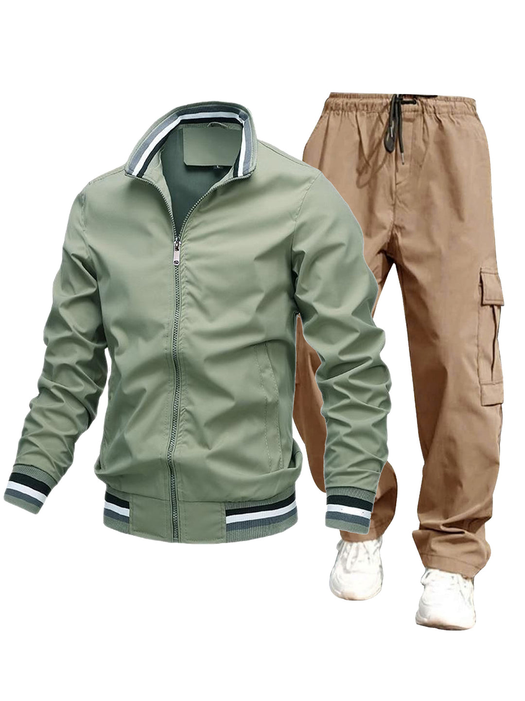 Men's Sports Jacket and Cargo Pants Mune Fashion