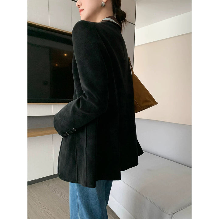 Women Stylish Blazer with Textured Design Mune Fashion