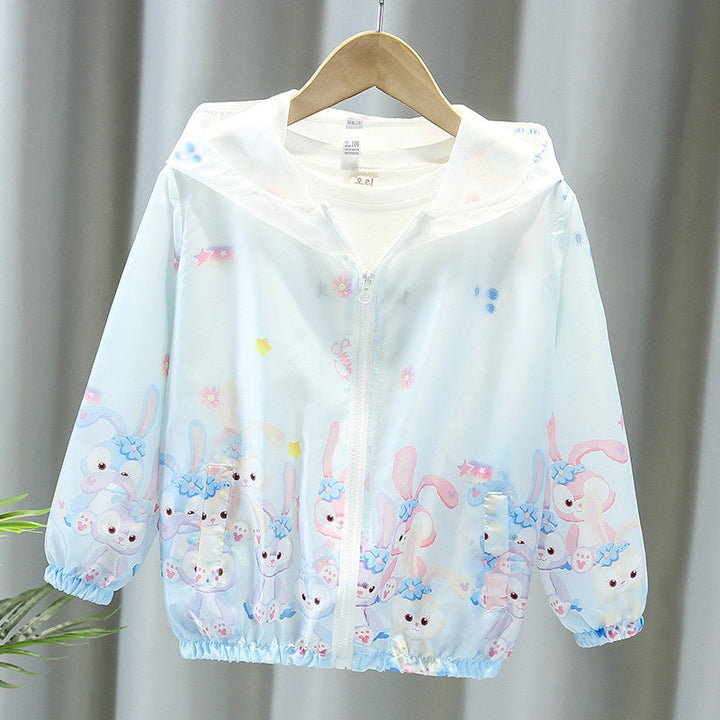 Women's lightweight hooded jacket for children with zipper and cute bunny design Mune Fashion