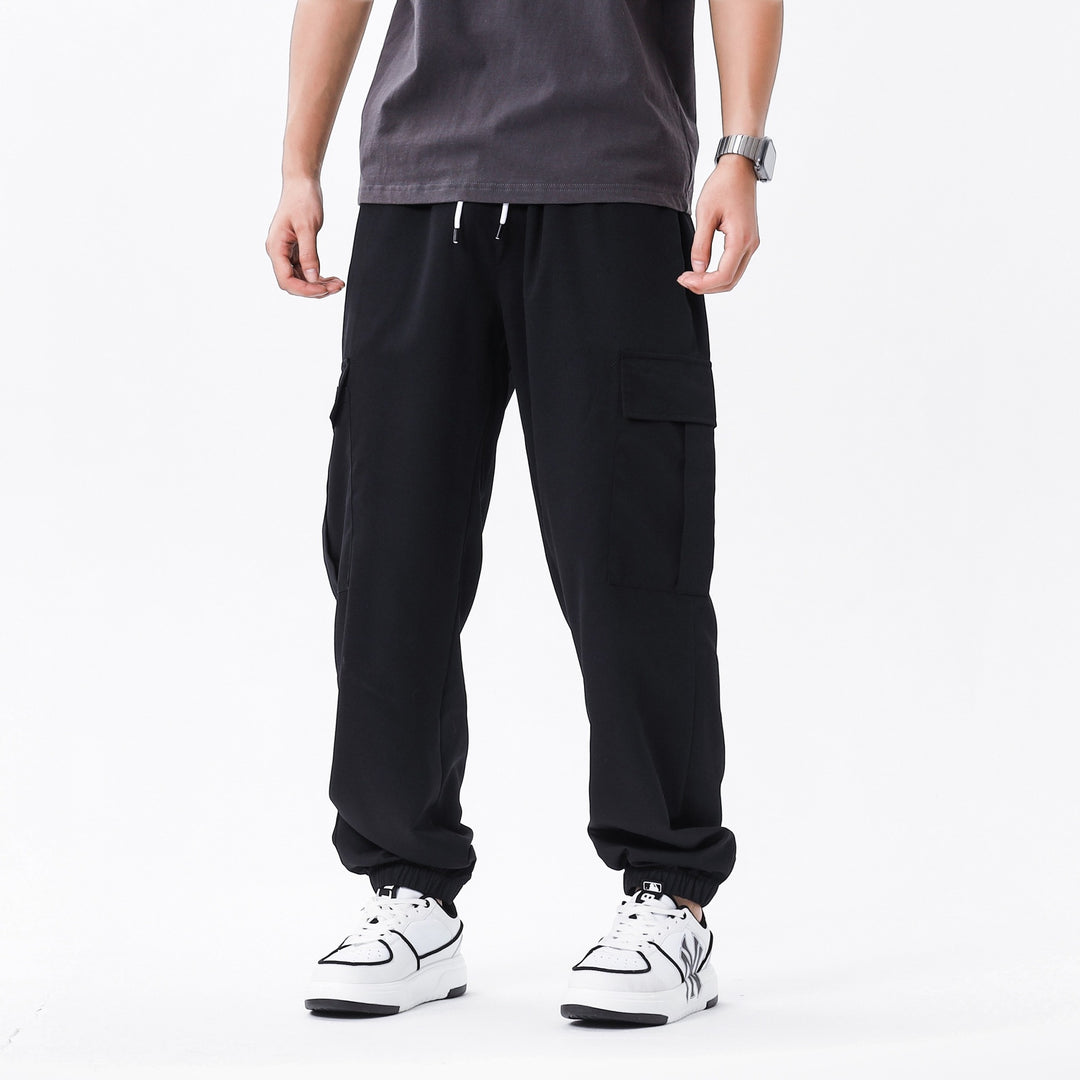Men's multifunctional cargo pants with elastic waistband and practical pockets Mune Fashion
