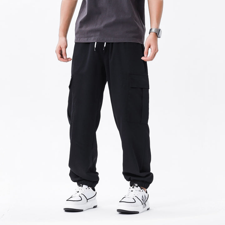 Men's multifunctional cargo pants with elastic waistband and practical pockets Mune Fashion