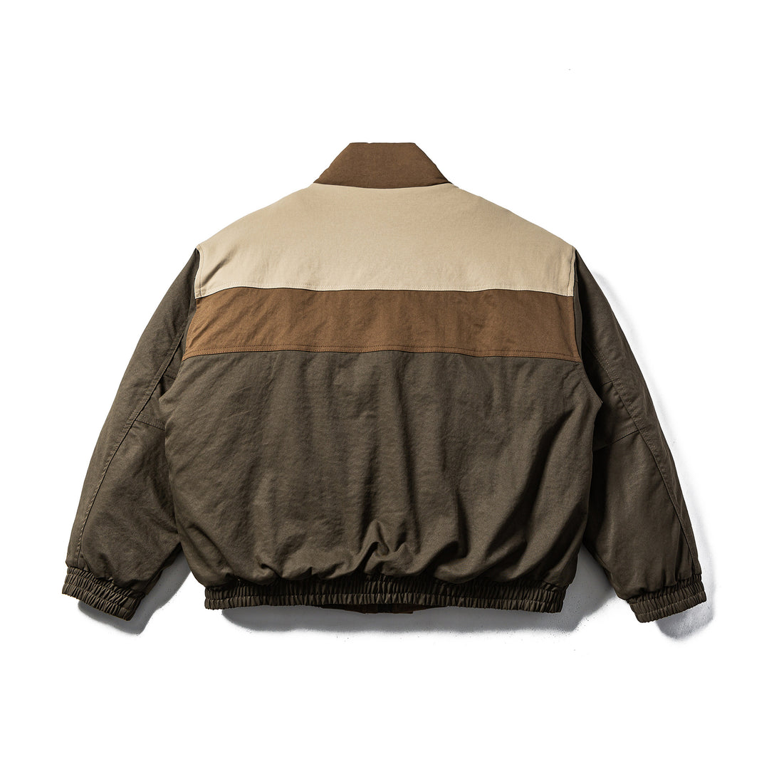 Men's short-cut utility field jacket with high standing collar and large flap pockets Mune Fashion