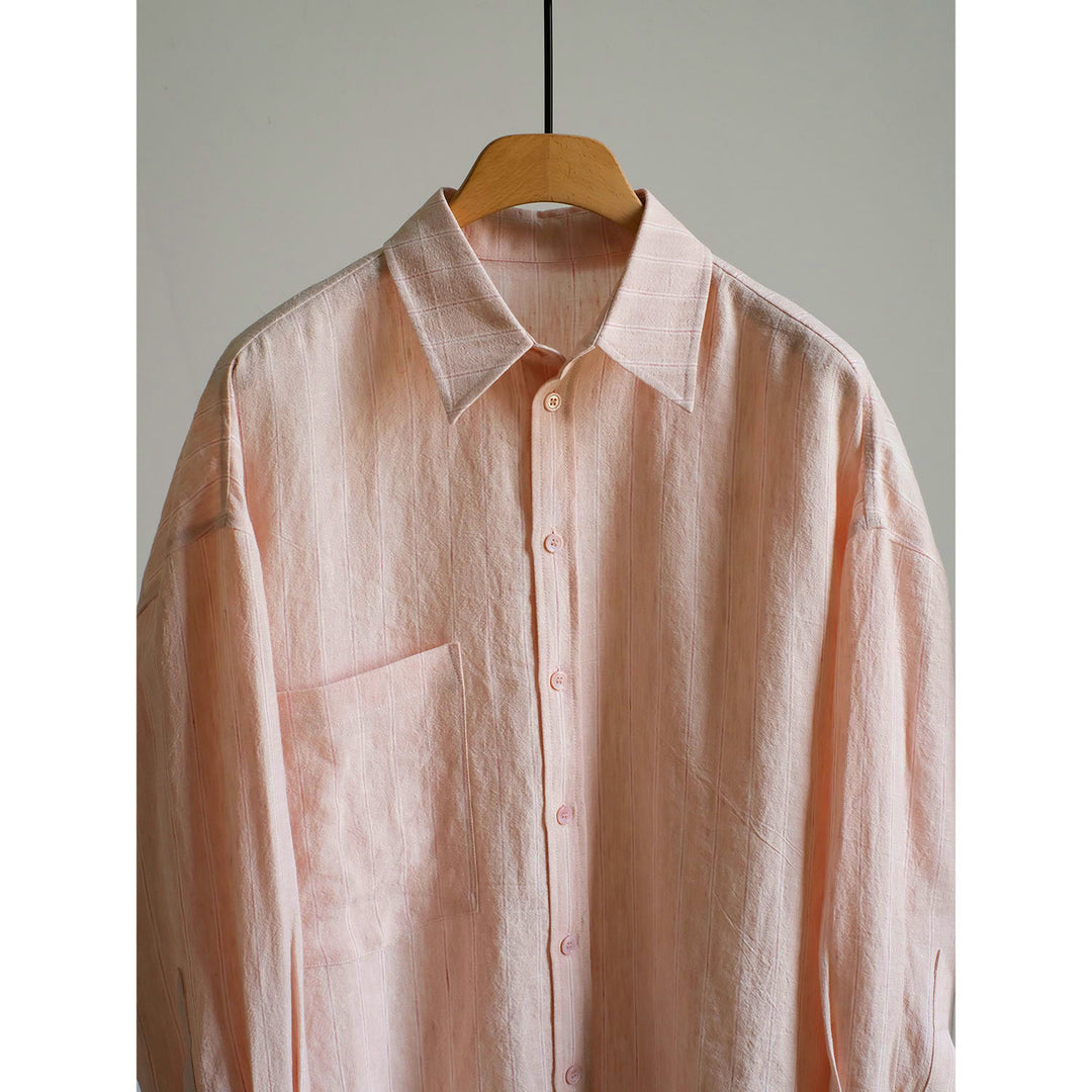 Women Loose-Fit Linen Shirt Mune Fashion
